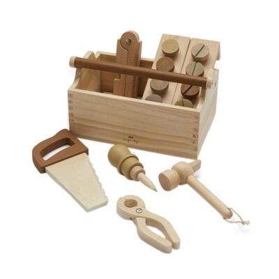 Konges slojd jouet en bois caisse a outils imitation cadeaux anniversaire enfants le beguin de charlie concept store tours