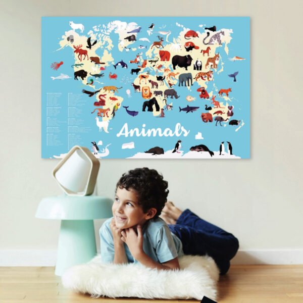 Poster pédagogique géant poppik gommettes stickers enfants loisirs créatifs cadeaux anniversaire le béguin de charlie concept store tours