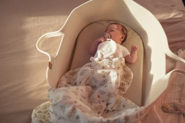 jollein couffin bebe naissance maternité lit chambre repos sommeil douceur confort accessoire cadeau le beguin de charlie concept store tours indre et Loire