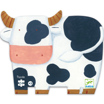 vache puzzle DJECO cadeau enfant anniversaire ferme vache animaux