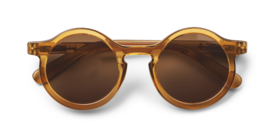 lunettes de soleil Darla Liewood pour enfant couleur moutarde transparent chez Le béguin de Charlie
