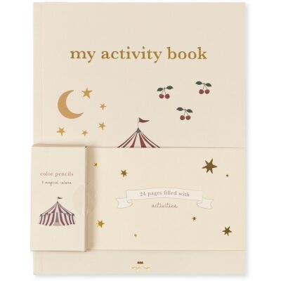 cahier activité book livre a activité crayon de couleur occupation konges enfants concept store bebe petits jeu jeux activity amuser le béguin de Charlie Tours centre de tours Indre et Loire parents famille créatif loisir coloriage colorier