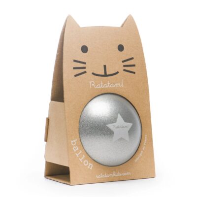 ballon paillettes argent jouet pour enfant de la marque Ratatam chez Le béguin de Charlie