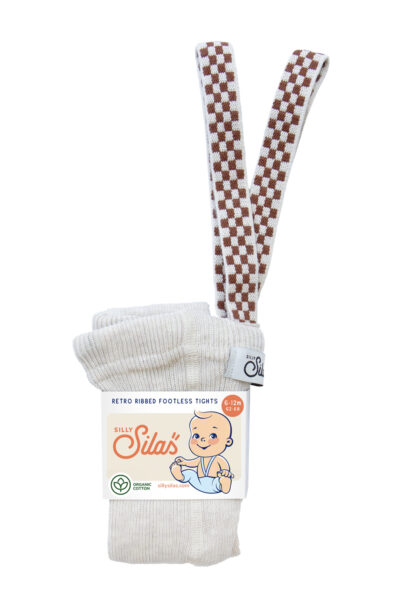 collant a bretelles cream blend avec bretelles motif damier pour bebe et enfant mode accessoire Silly Silas, le béguin de Charlie, Tours