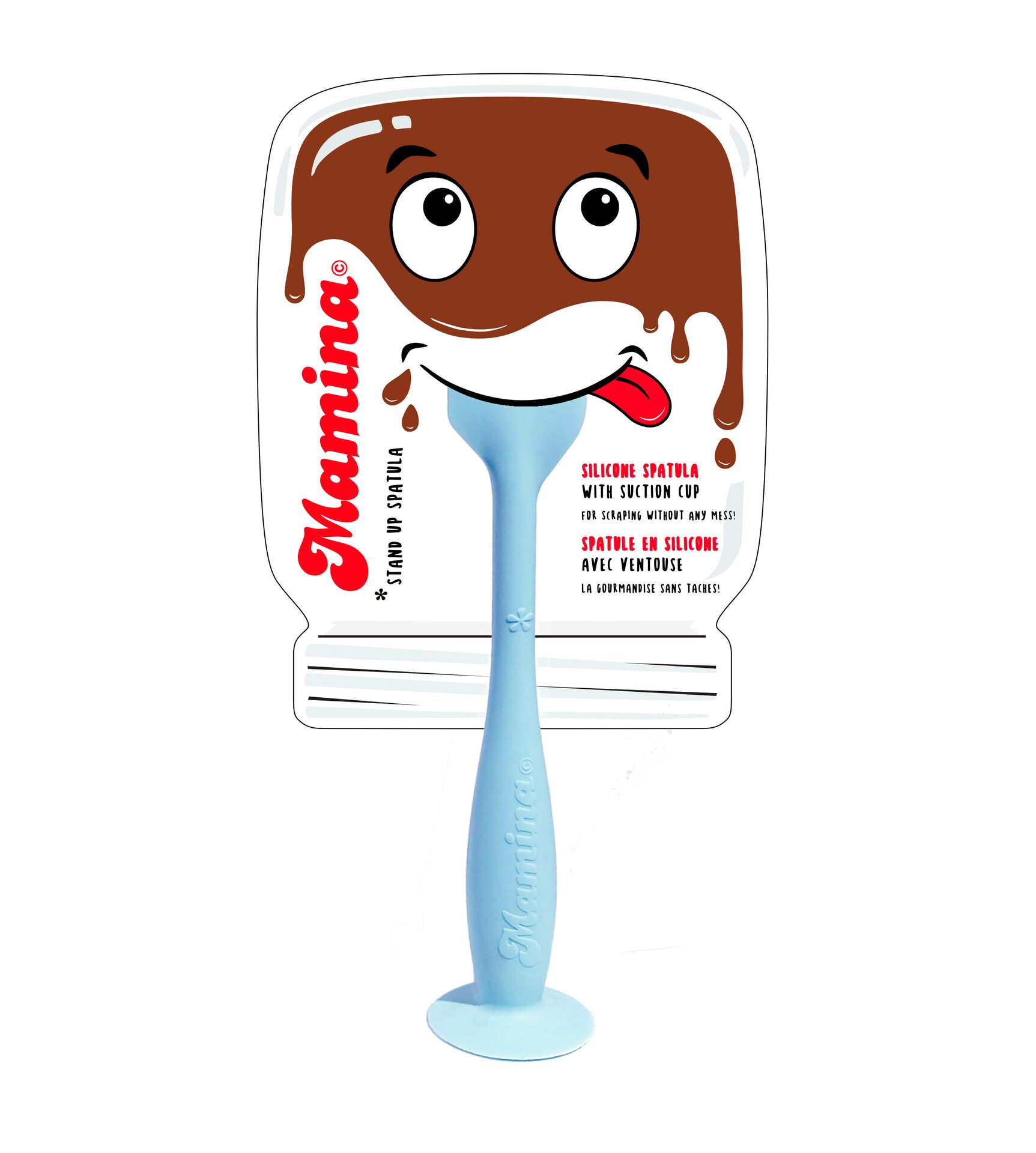 bleu-ciel-spatule-enfants-mamina-le-beguin-de-charlie spatules pour enfant souple pour cuisiner en famille de la marque maman ustensiles de cuisine le béguin de Charlie Tours