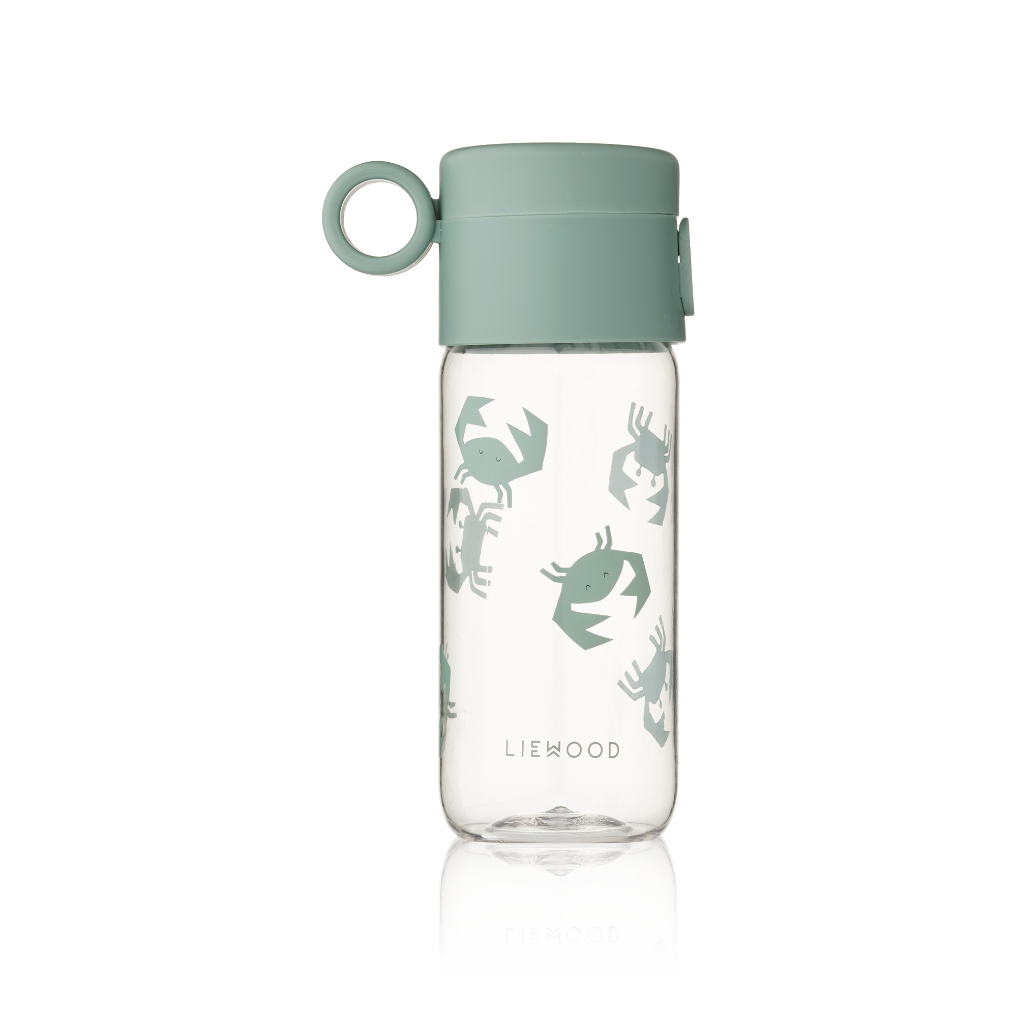 gourde-clemence-crabes-liewood-le-beguin-de-charlie gourde pour bébé et enfants motifs d'été crabes accessoire de la marque Liewood chez le béguin de Charlie à Tours