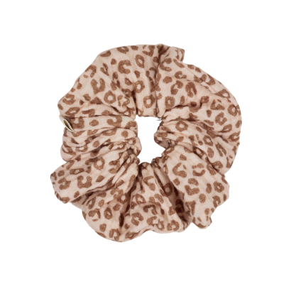 chouchou eslastic pour cheveux leopard accessoire pour enfants et adulte de la marque Atelier Wagram chez le b