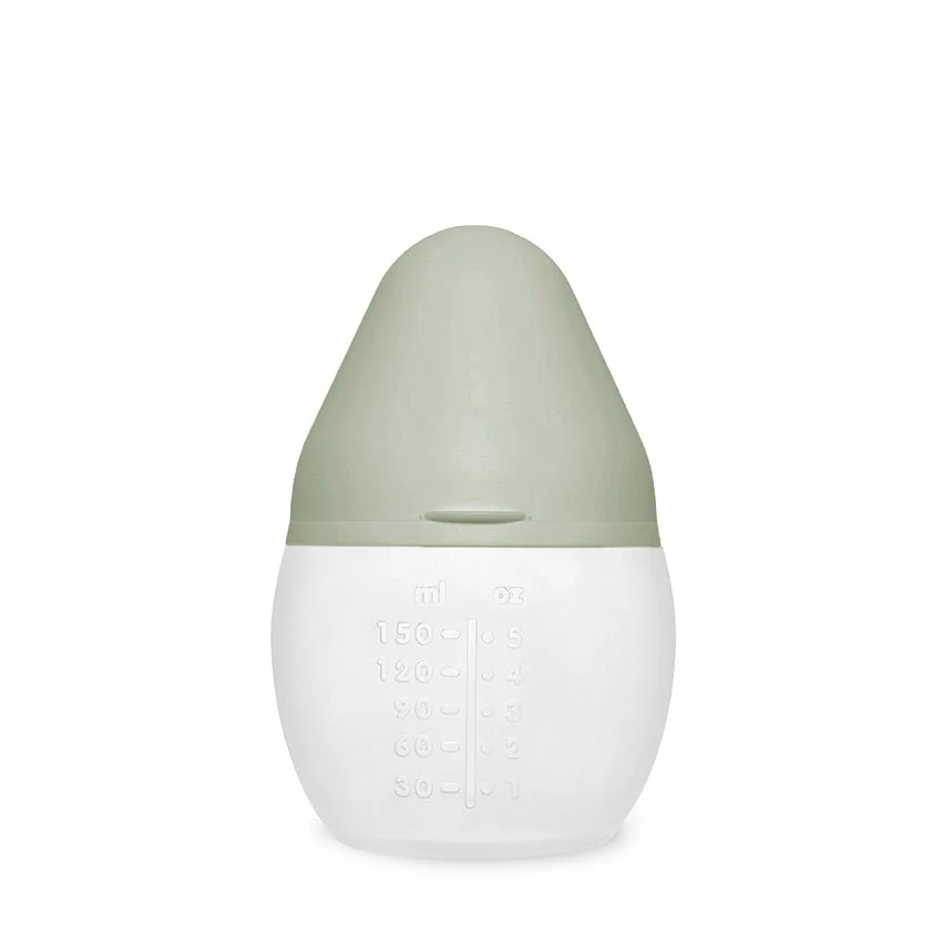 biberon-150ml-sage-elhee-le-beguin-de-charlie.jpg biberon anti colique pour bébés en forme du sein de la maman pour une transition facile de la marque Elhée chez le béguin de Charlie à Tours