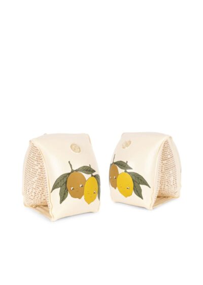 brassards motif citron pour bébés et enfants - piscine et plage accessoire d'été - marque Konges Slojd - disponible en ligne et en boutique à Tours