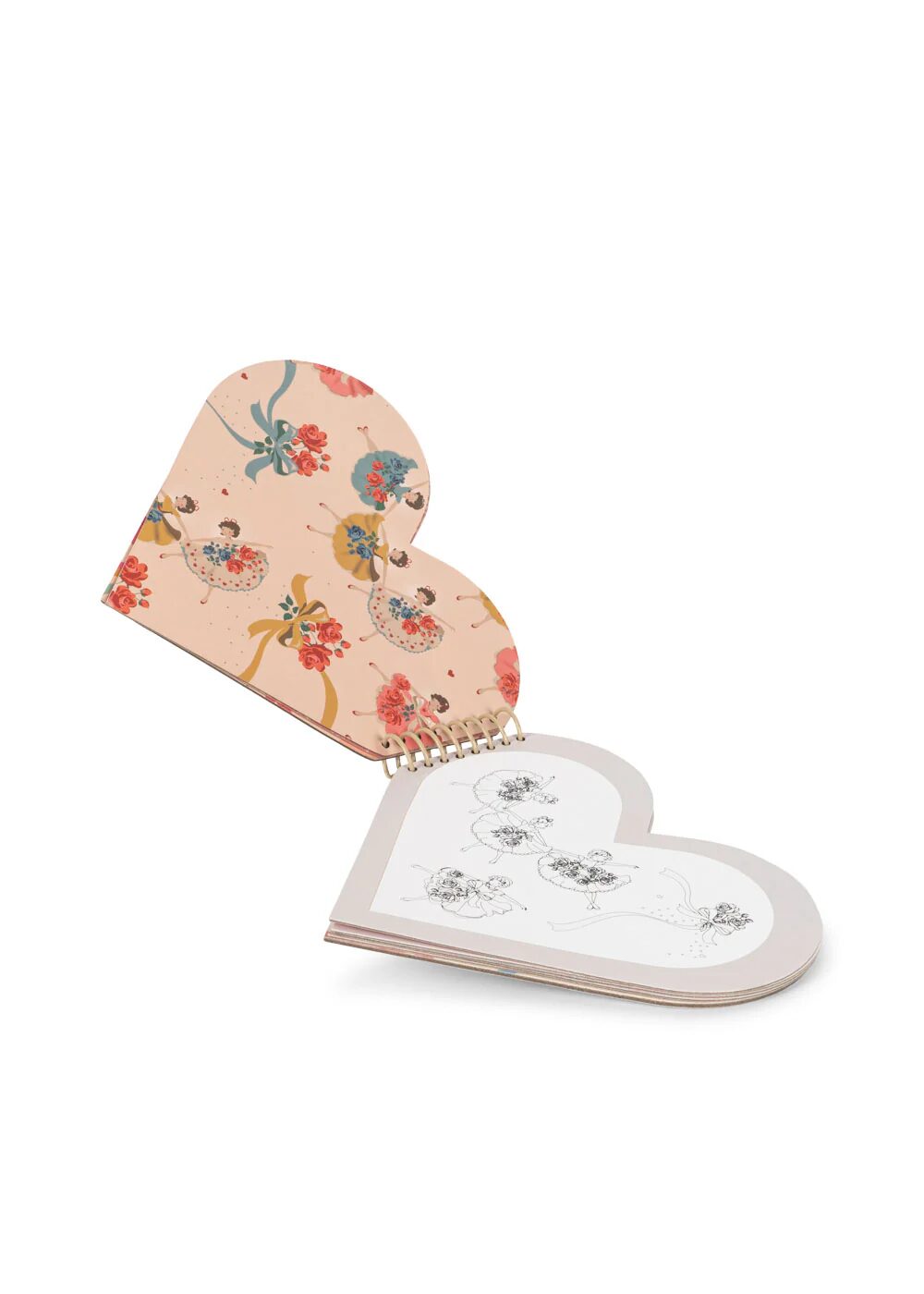 coloriage-magique-a-l-eau-konges-slojd-le-beguin-de-charlie livre de coloriages en forme de coeur pour enfants - coloriages à l'eau jouets - marque Konges Slojd - Le béguin de Charlie en ligne et en boutique à Tours