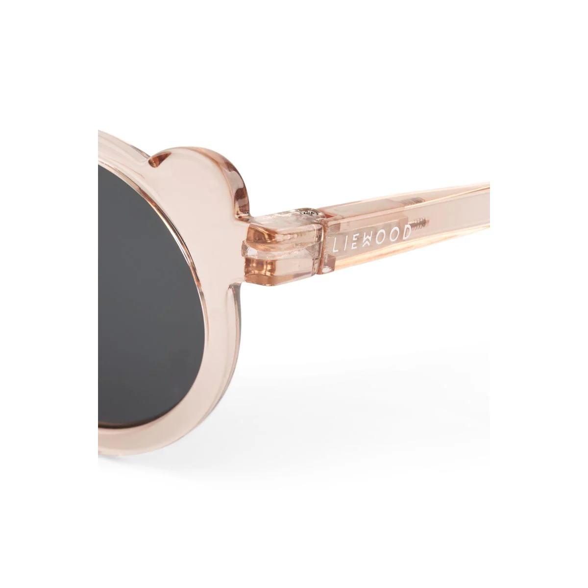 lunettes-liewood-ours-darla-le-beguin-de-charlie lunettes de soleil pour bébés et enfants - de couleur rose avec des oreilles d'ours - marque Liewood - disponible chez Le béguin de Charlie en boutique à Tours ou en ligne
