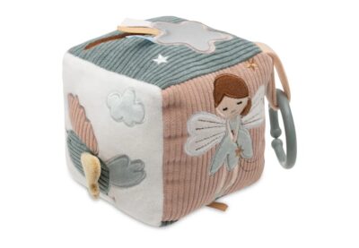 cube d'éveil jouet pour bébés et petits enfants - cadeau de naissance - sur le thème des oiseaux - marque Jollein -disponible ne ligne et en boutique chez Le béguin de Charlie à Tours