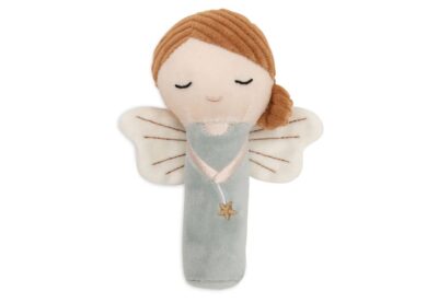 hochet peluche fée pour bébés et enfants idée cadeau de naissance - marque Jollein - disponible en ligne et en boutique chez Le béguin de Charlie à Tours