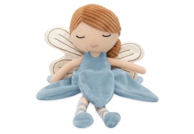peluche fée Amy avec une robe bleu - jouets et doudous pour bébés et enfants de la marque Jollein - disponible chez Le béguin de Charlie en ligne et en boutique à Tours