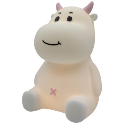 veilleuse pour enfants en silicone en forme de vache - cadeau de naissance de la marque Mary's - disponible en ligne et en boutique chez Le béguin de Charlie à Tours