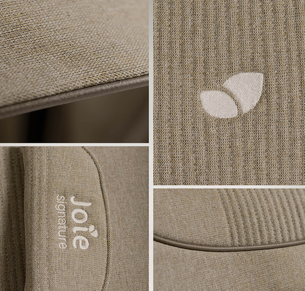 joie-signature-parcel-lx-sandstone-le-beguin-de-charlie poussette joie signature Parcel LX sandstone finitions - poussette pour bébés et enfants de la marque Joie - disponible en ligne et en boutique chez Le béguin de Charlie à Tours