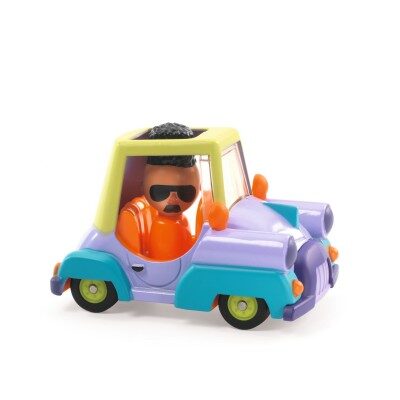 Funky bolide - petite voiture de la collection Crazy Motors de la marque Djeco - jouets et collection pour bébés et enfants - disponible en ligne et en boutique chez Le béguin de Charlie à Tours