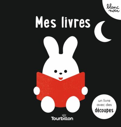 livre en noir et blanc enfants - mes petites livres en noir et blanc - livre d'éveil et d'apprentissage - de la marque Milan - disponible en ligne et en boutique chez Le béguin de Charlie à Tours