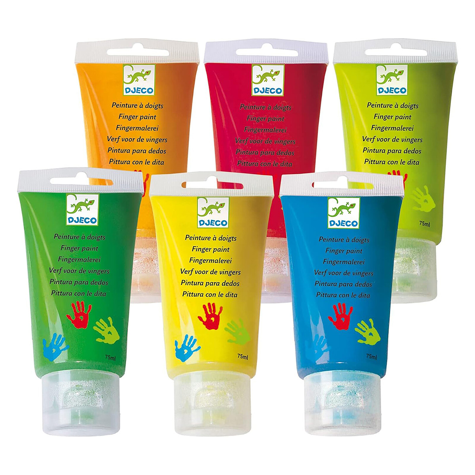 peinture-a-doigts-djeco-le-beguin-de-charlie peinture à doigts pour enfants - jouet kids de la marque Djeco - loisir créatif - disponible en ligne et en boutique chez Le béguin de Charlie à Tours