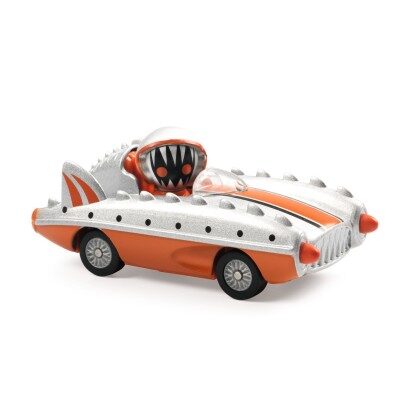 Piranha kart - petite voiture de la collection Crazy Motors de la marque Djeco - jouets et collection pour bébés et enfants - disponible en ligne et en boutique chez Le béguin de Charlie à Tours