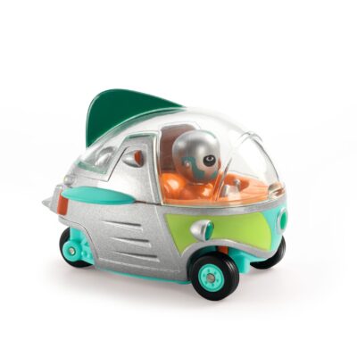 Visiter X - petite voiture de la collection Crazy Motors de la marque Djeco - jouets et collection pour bébés et enfants - disponible en ligne et en boutique chez Le béguin de Charlie à Tours