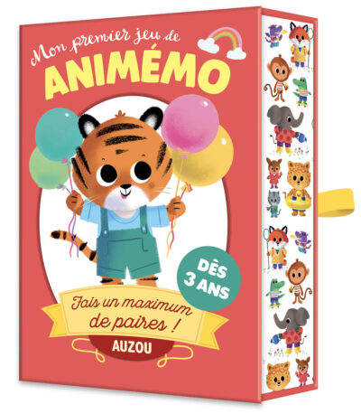 jeu de cartes / mon premier Animemo - jeu de cartes enfants à faire en famille - jeu de société de la marque Auzou - disponible en ligne et en boutique chez Le béguin de Charlie à Tours
