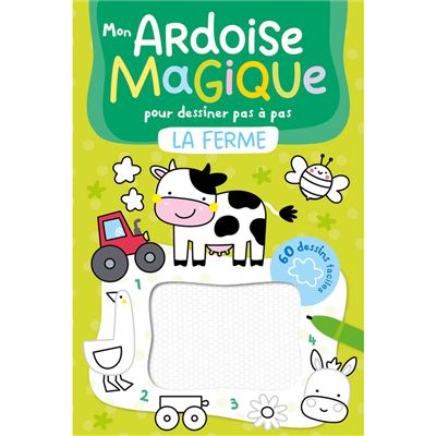 ardoise-magique-la-ferme-1-2-3-soleil ardoise magique sur le thème de l ferme - loisir créatif et jeu enfants - idée cadeau - de la marque 1, 2, 3 soleil - disponible en ligne et en boutique chez Le béguin de Charlie à Tours