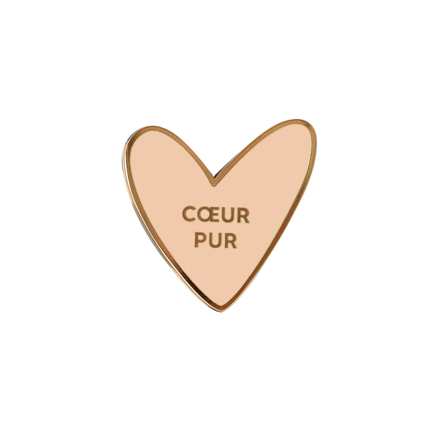 coeur-pur-pins-accessoire-zakuw-le-beguin-de-charlie pin's coeur pur - accessoire de mode pour enfants et adultes - idée petit cadeau de la marque Zakuw - disponible en ligne et en boutique chez Le béguin de Charlie à Tours
