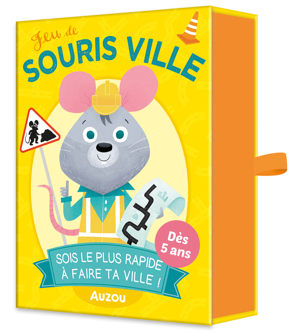jeu-cartes-souris-ville-auzou-le-beguin-de-charlie jeu de carte "mon jeu de souris ville" - jeu de société à faire en famille - jeu enfant et famille - de la marque Auzou - disponible en ligne et en boutique chez Le béguin de Charlie à Tours