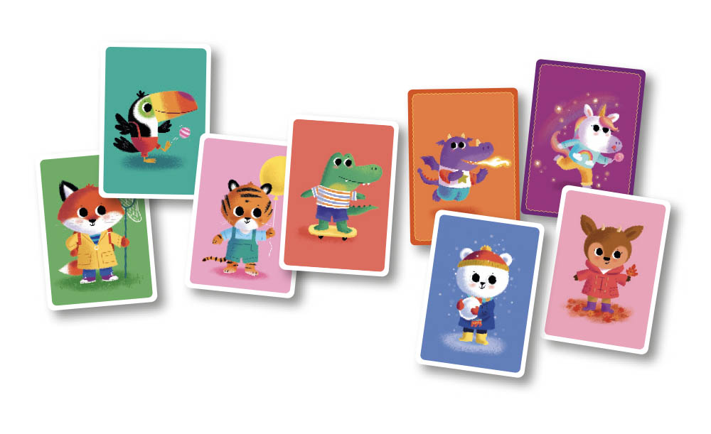 jeu-de-carte-premier-animemo-auzou-le-beguin-de-charlie jeu de cartes Animemo - jeu de cartes enfants à faire en famille - jeu de société de la marque Auzou - disponible en ligne et en boutique chez Le béguin de Charlie à Tours