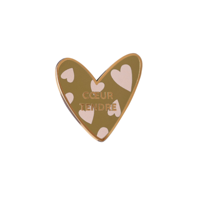 pin's coeur tendre accessoire de mode Zakuw chez Le béguin de Charlie