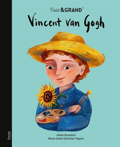 livre Petit et grand Vincent Van Gogh - livre album de jeunesse enfants - idée cadeau de la marque Kimane - disponible en ligne et en boutique chez Le béguin de Charlie à Tours