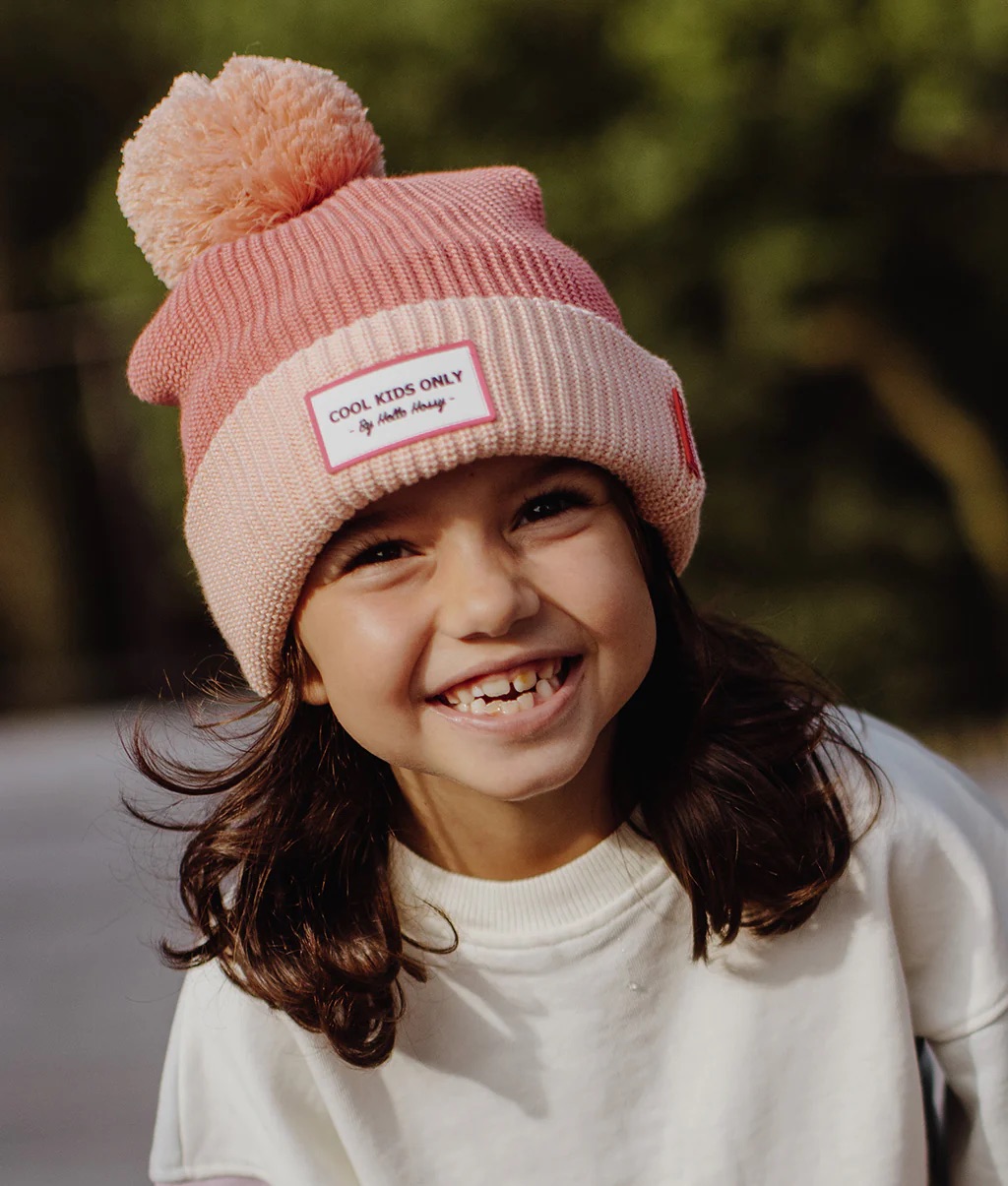 block-blush-bonnet-hello-hossy-le-beguin-de-charlie Bonnet Block blush enfant de la marque Hello Hossy