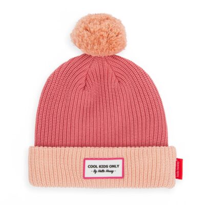 bonnet accessoire d'hiver pour enfant couleur Block blush de la marque Hello Hossy chez Le béguin de Charlie