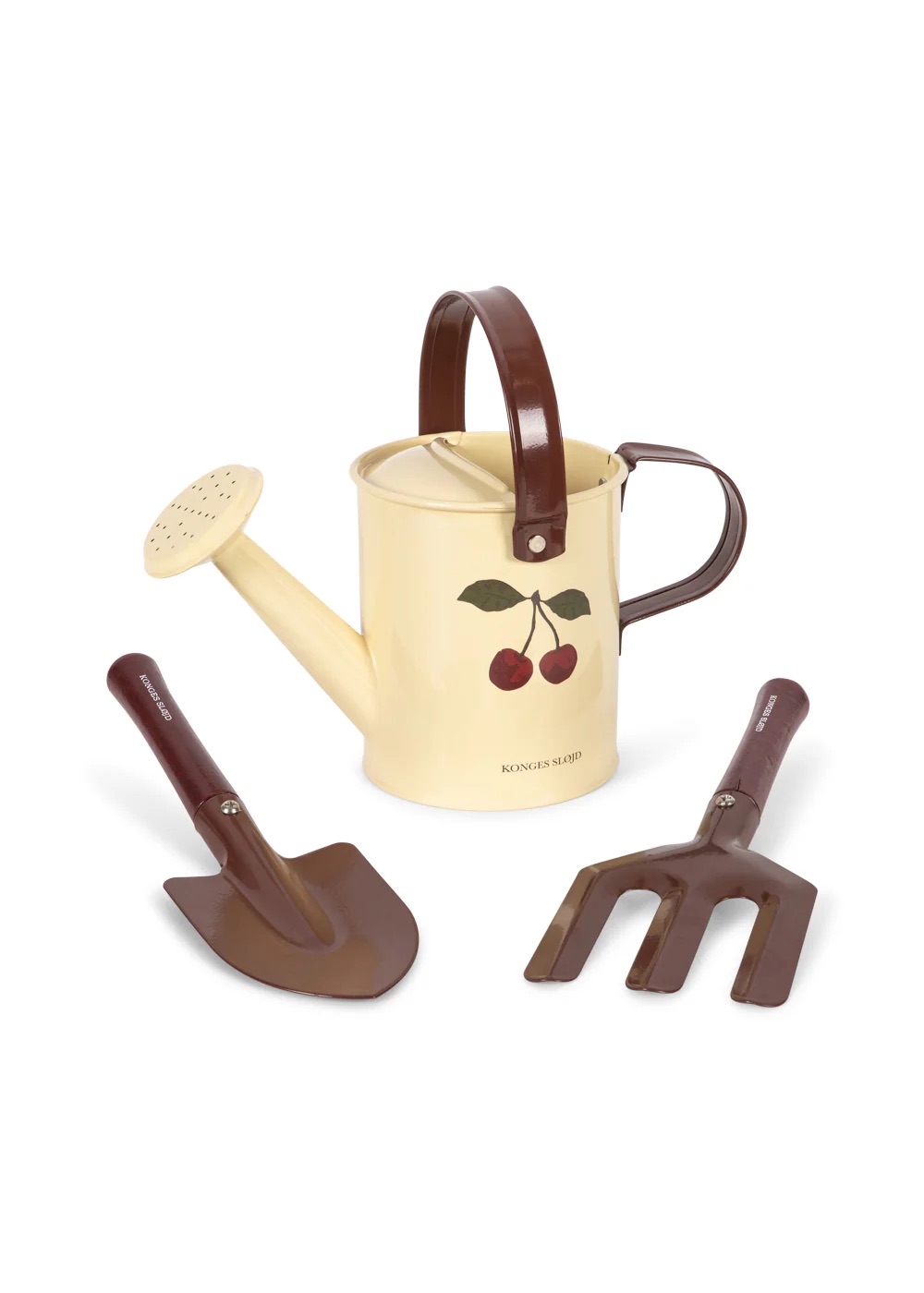 set-de-jardin-cerises-konges-slojd-le-beguin-de-charlie set de jardin motif cerises pour enfants de la marque Konges Slojd chez Le béguin de Charlie