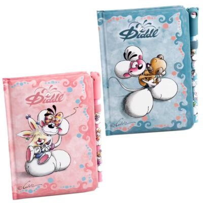 Petit carnet format A6 vendu avec un stylo de la marque Diddl chez Le béguin de Charlie