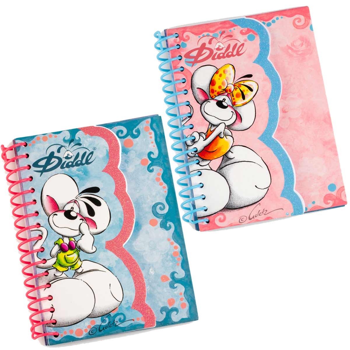 carnet-forme-diddl-le-beguin-de-charlie petit carnet A6 avec des formes pour dessiner de la marque Diddl chez Le béguin de Charlie