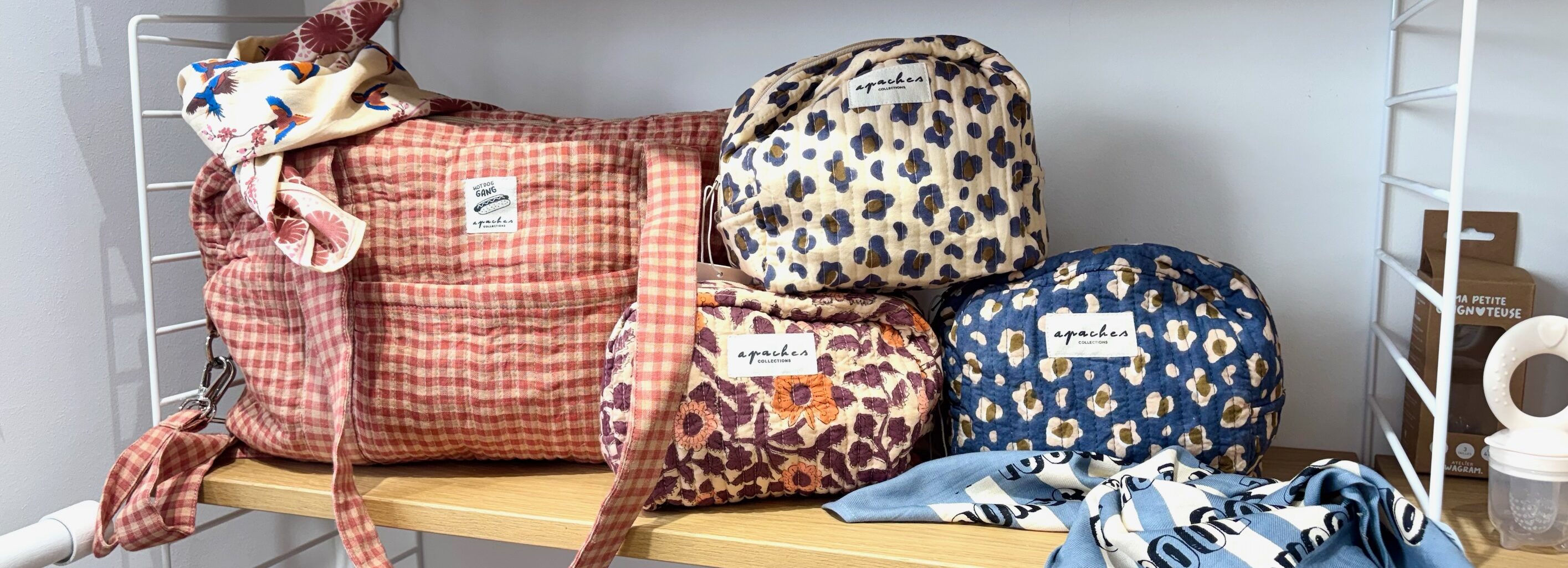 Nouveautés Apaches accessoire de mode sacs, trousses et foulards